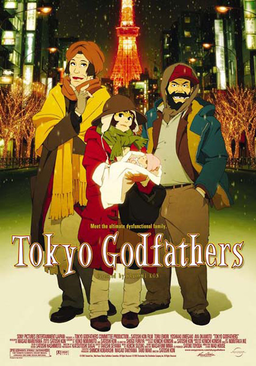 Locandina Tokyo Godfathers 